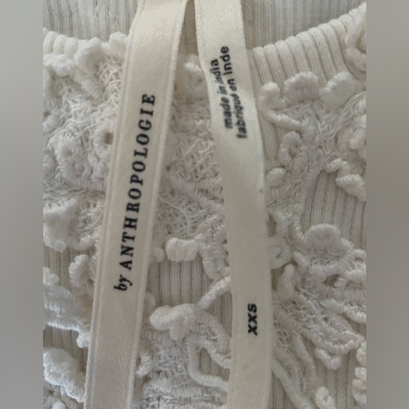 🤍Anthropologie The Pippah Lace Applique Tank Size XXS - Picture 9 of 11